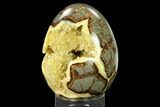 Calcite Crystal Filled Septarian Geode Egg - Utah #167881-3